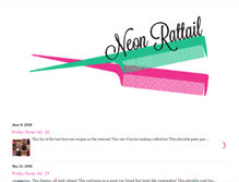 Tablet Screenshot of neonrattail.com